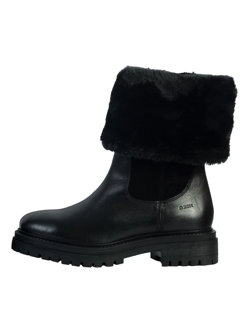 Bottes Cuir Geox Iridea Noir