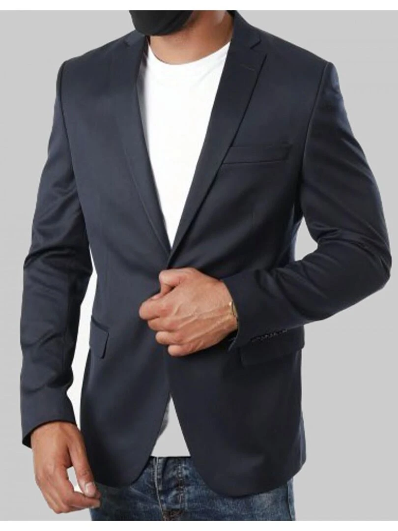 Veste 1 Bouton Kebello Bleu marine