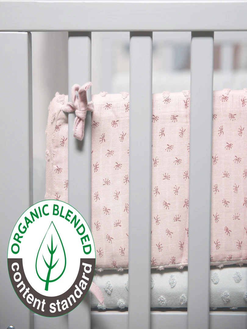 ROBA Tour de Lit Bébé   Lil Planet   Coton Bio   Rose   Rose
