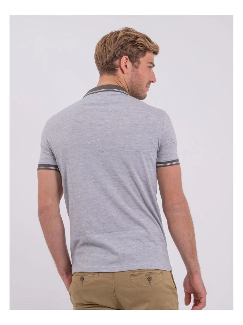 Polo manches courtes pur coton PIVOLI Kaki