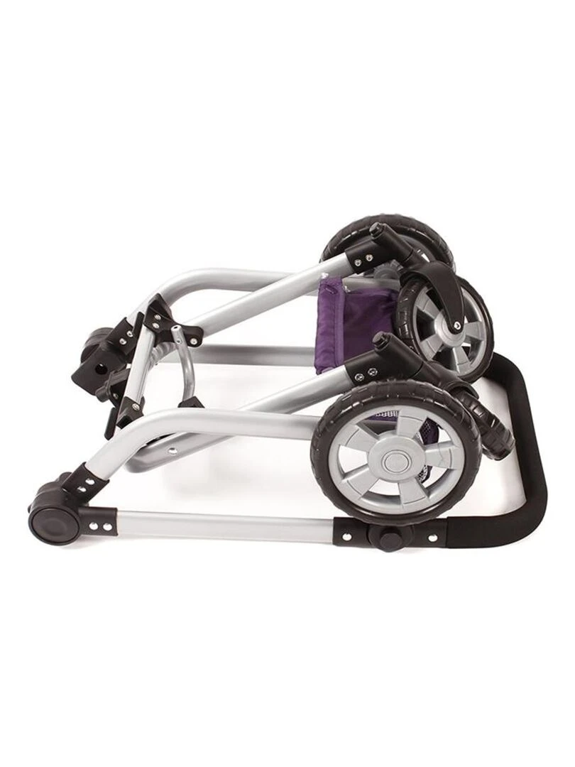 Poussette combinée Mika pour poupée   Purple Checker   N/A