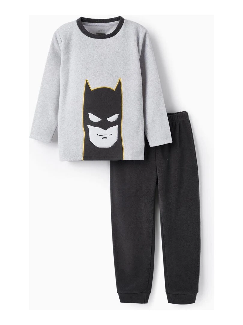 Pyjama en polaire pour garçon 'Batman' manches longues WARNER BATMAN Gris