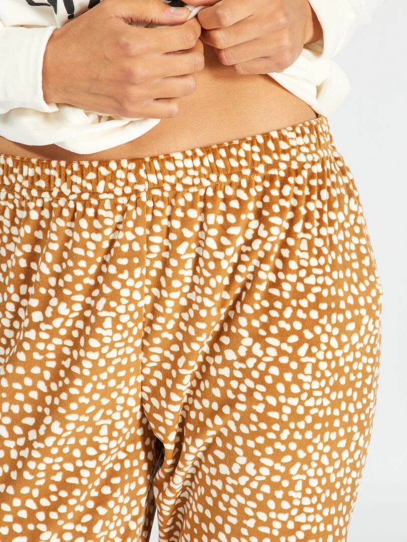 Pyjama polaire 'Disney'   2 pièces   Blanc