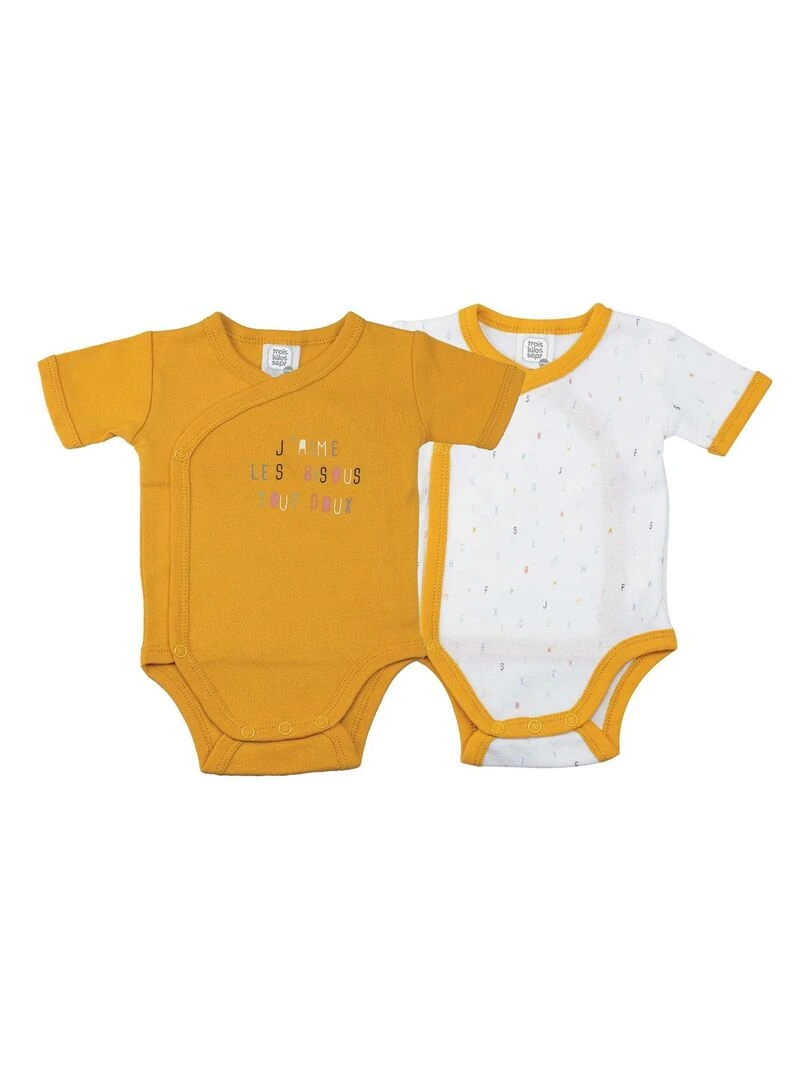 Lot de bodies Jaune