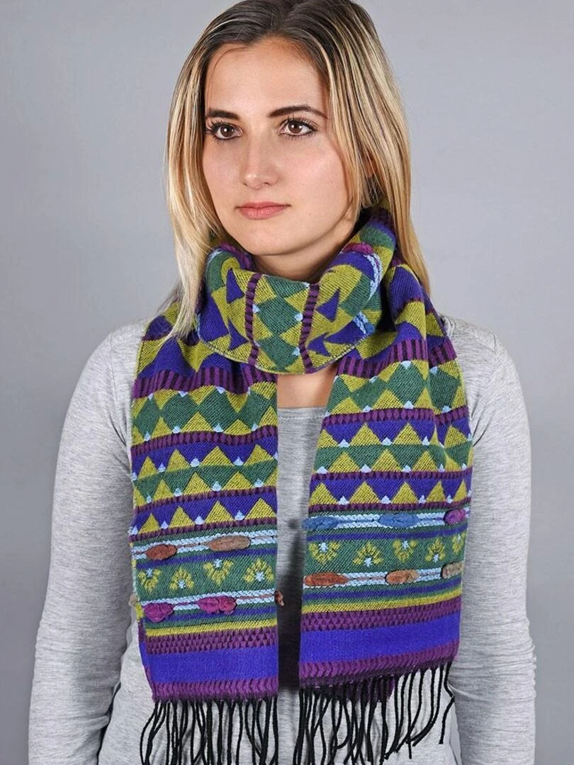Echarpe Troïka Fabriqué en France Violet