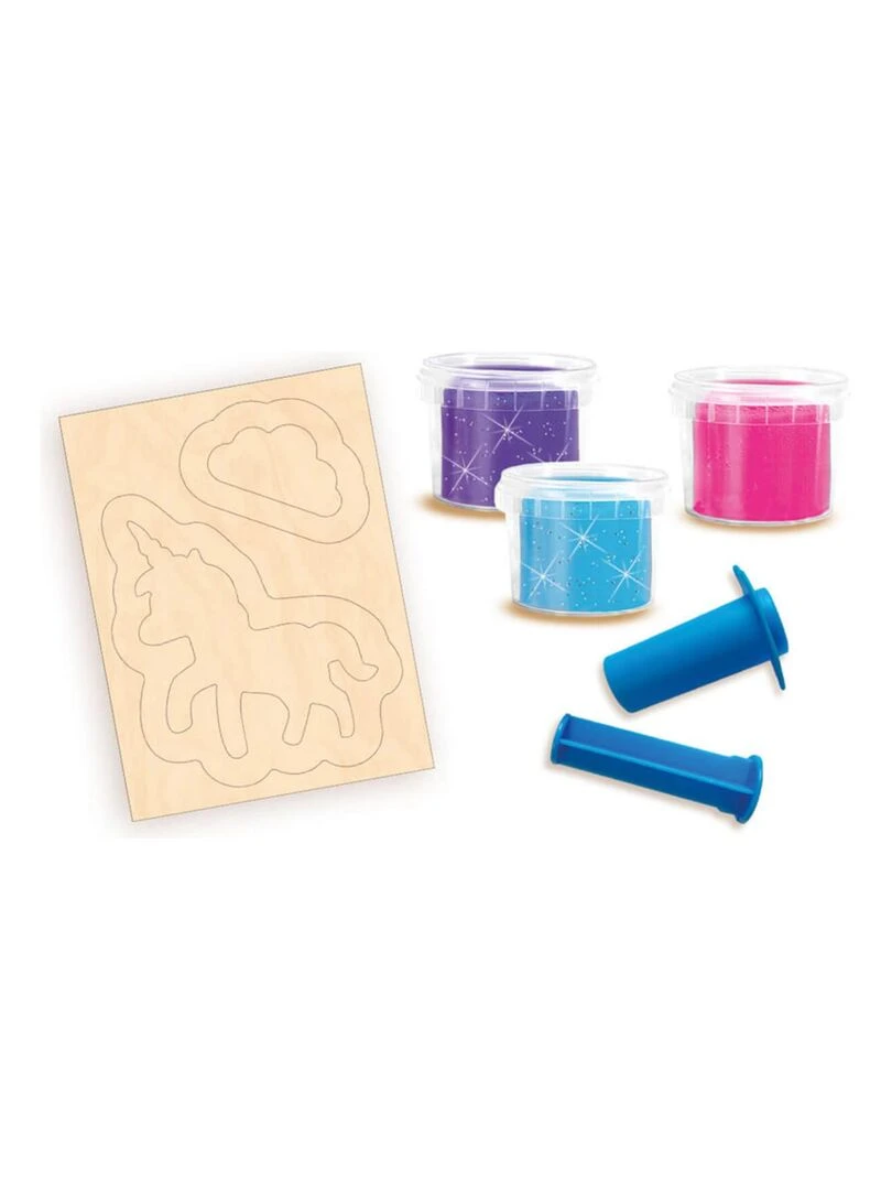 Pâte à modeler : Licornes à paillettes néons   N/A