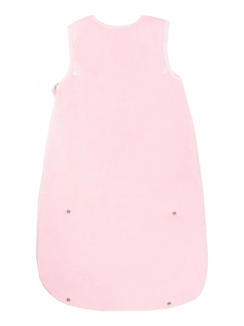 Gigoteuse évolutive 3 6 mois en Velours & Coton Bio Pivoine   Rose clair