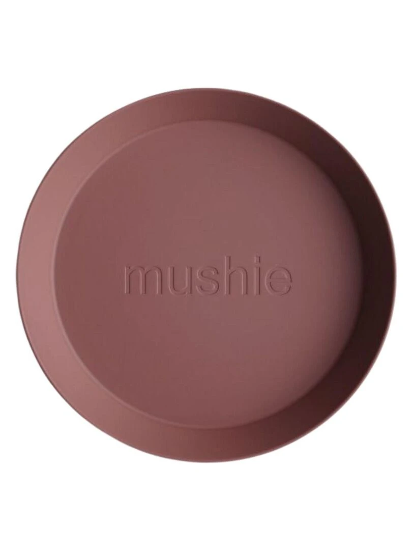 Lot de 2 assiettes rondes Mushie Marron   Mushie   Marron