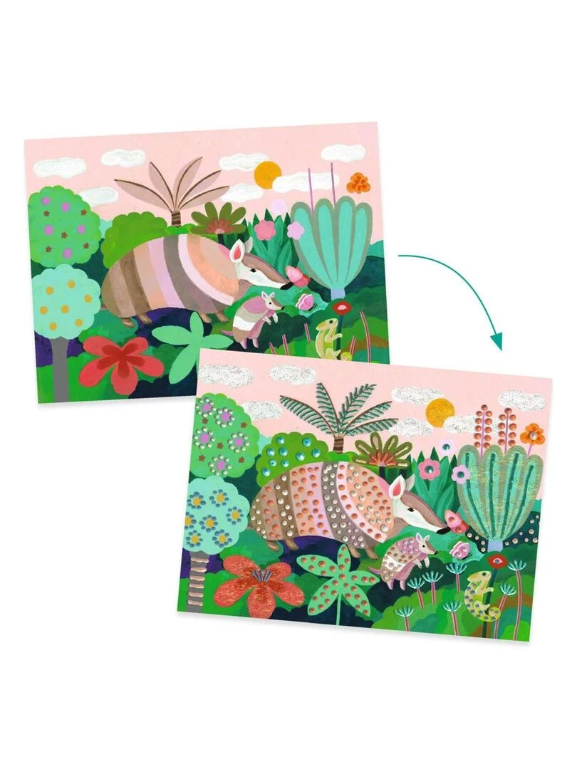 Peinture 3D Forêt tropicale N/A