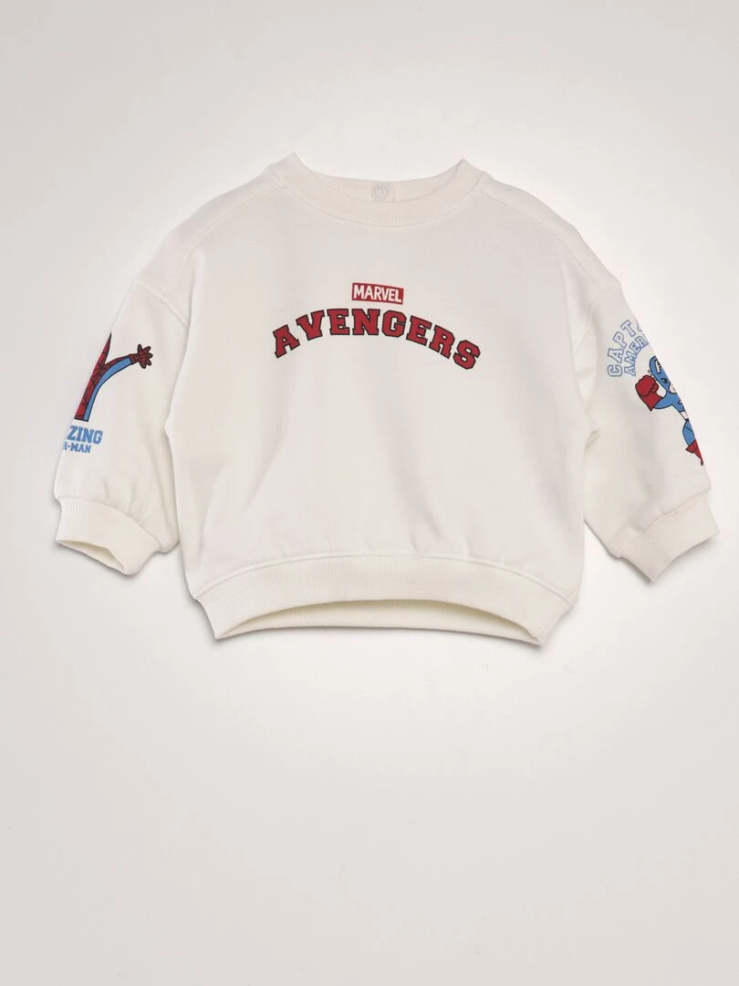 Sweat 'Marvel' Blanc