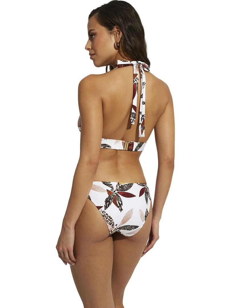 Haut maillot de bain triangle préformé Jamaica   Blanc