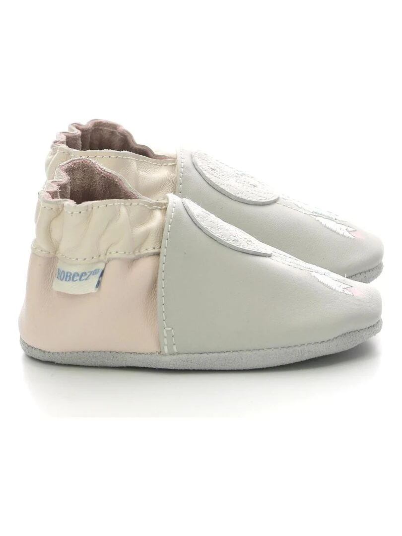Chaussons Cuir Dream Tacker Beige