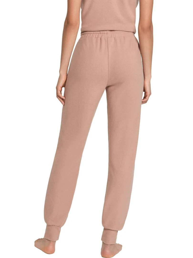 Pantalon loungewear resserré Strick Beige