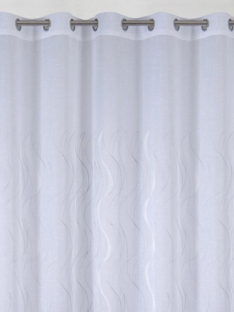 Paire de voilage classique Gris clair