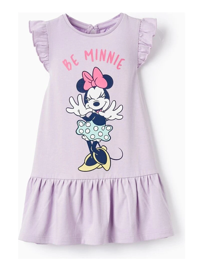 Robe en coton pour bébé fille 'Minnie Mouse' MINNIE Mauve