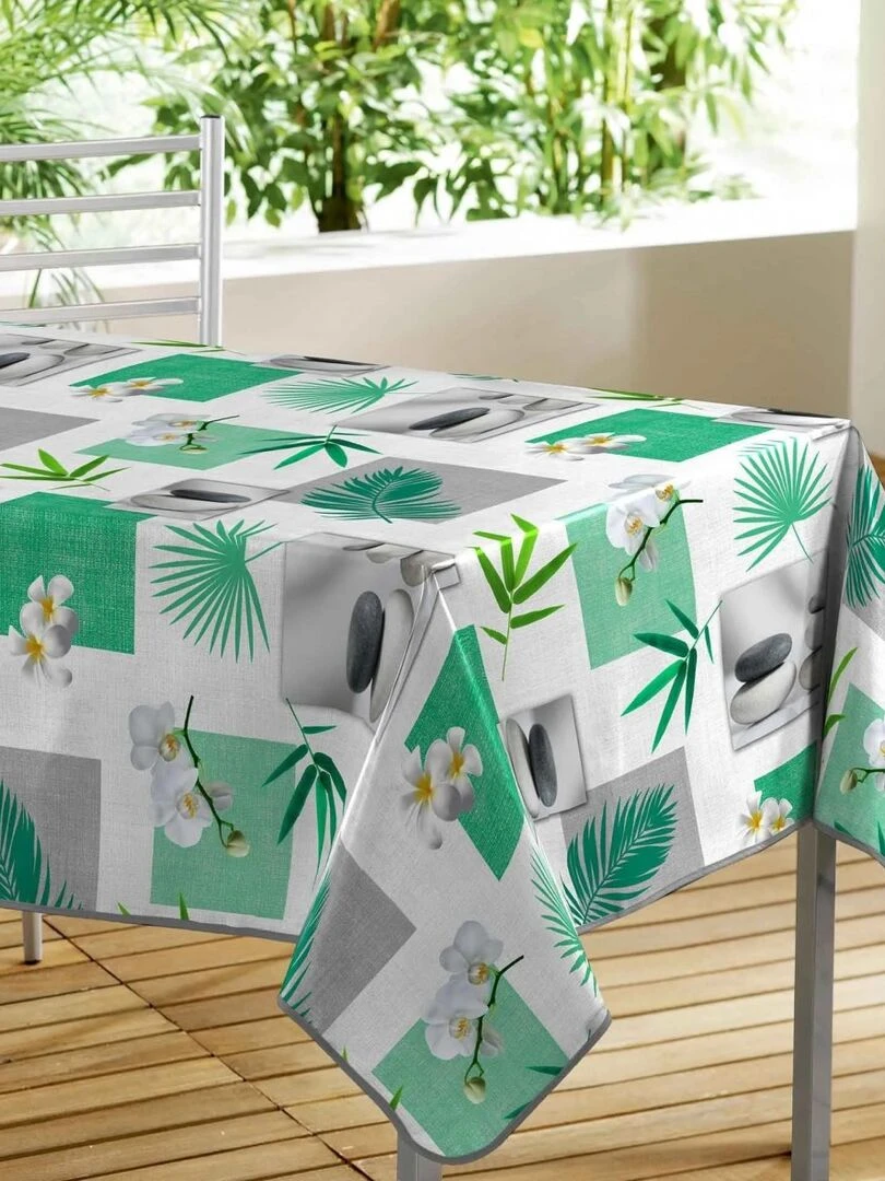 Nappe rectangle PVC Fliss   Vert