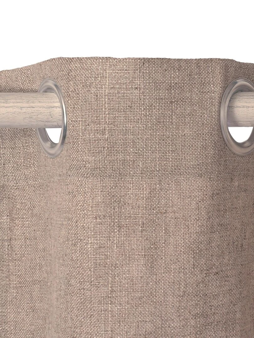 Rideau lin Basic "Happyfriday"   Beige
