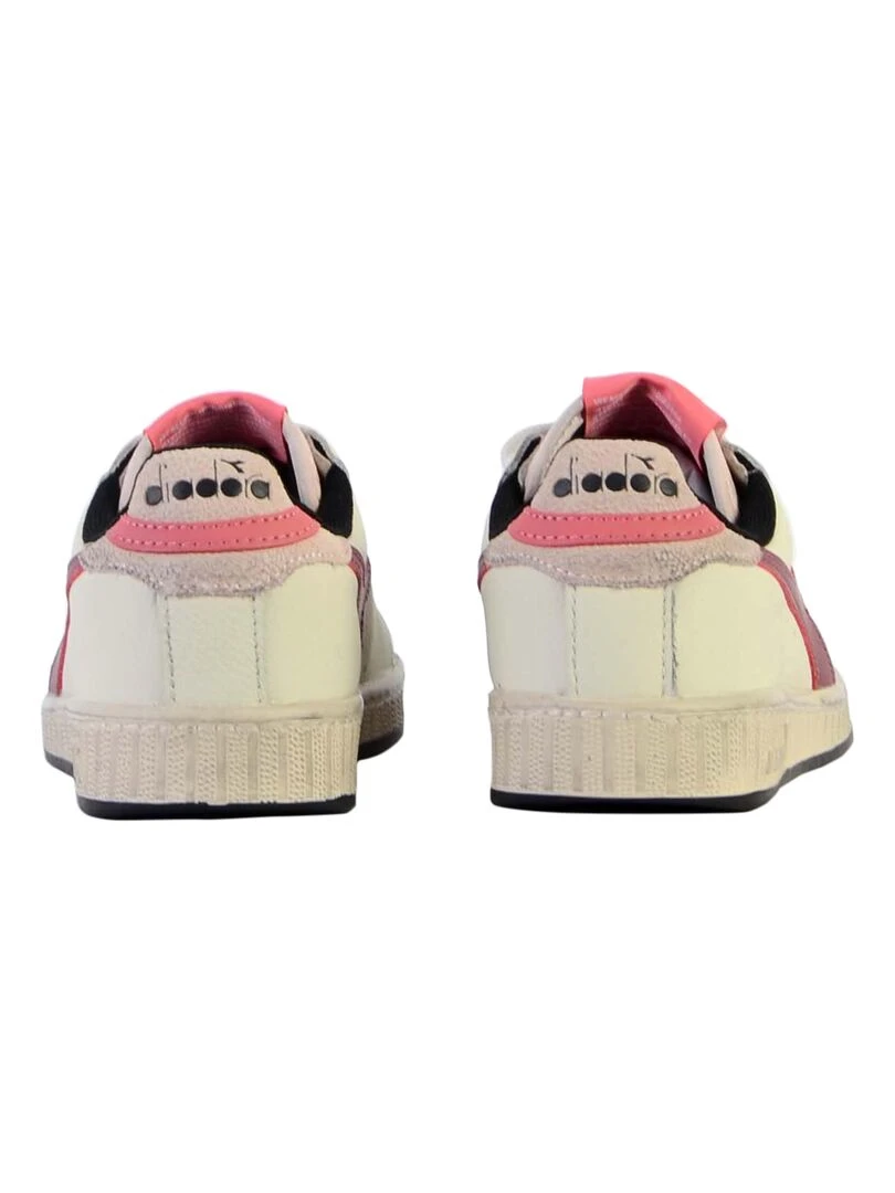 Basket Cuir Diadora Game Low Icona   Argent