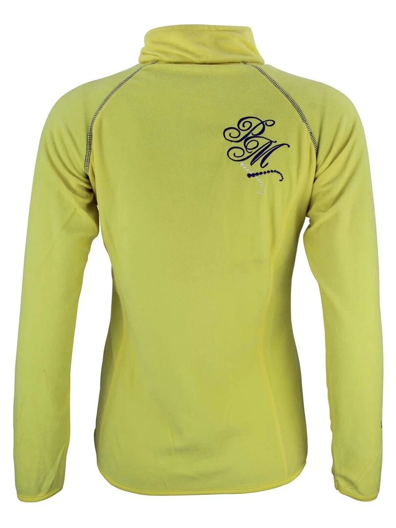 Sweat polaire fille FAFINE PEAK MOUNTAIN Jaune