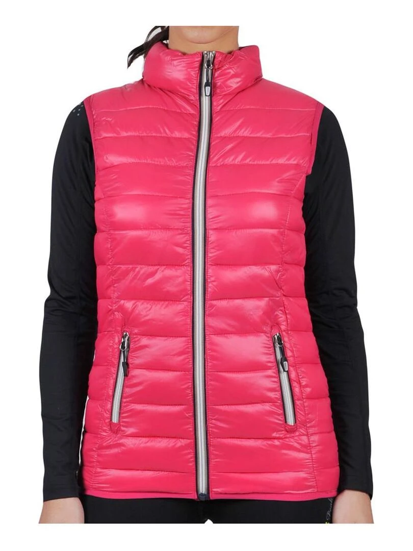 Doudoune fine sans manches femme ACOTA Rose fushia