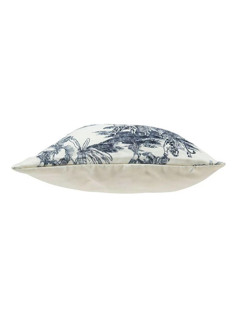 Housse de coussin 40x40 cm Toundra blanc noir   Blanc
