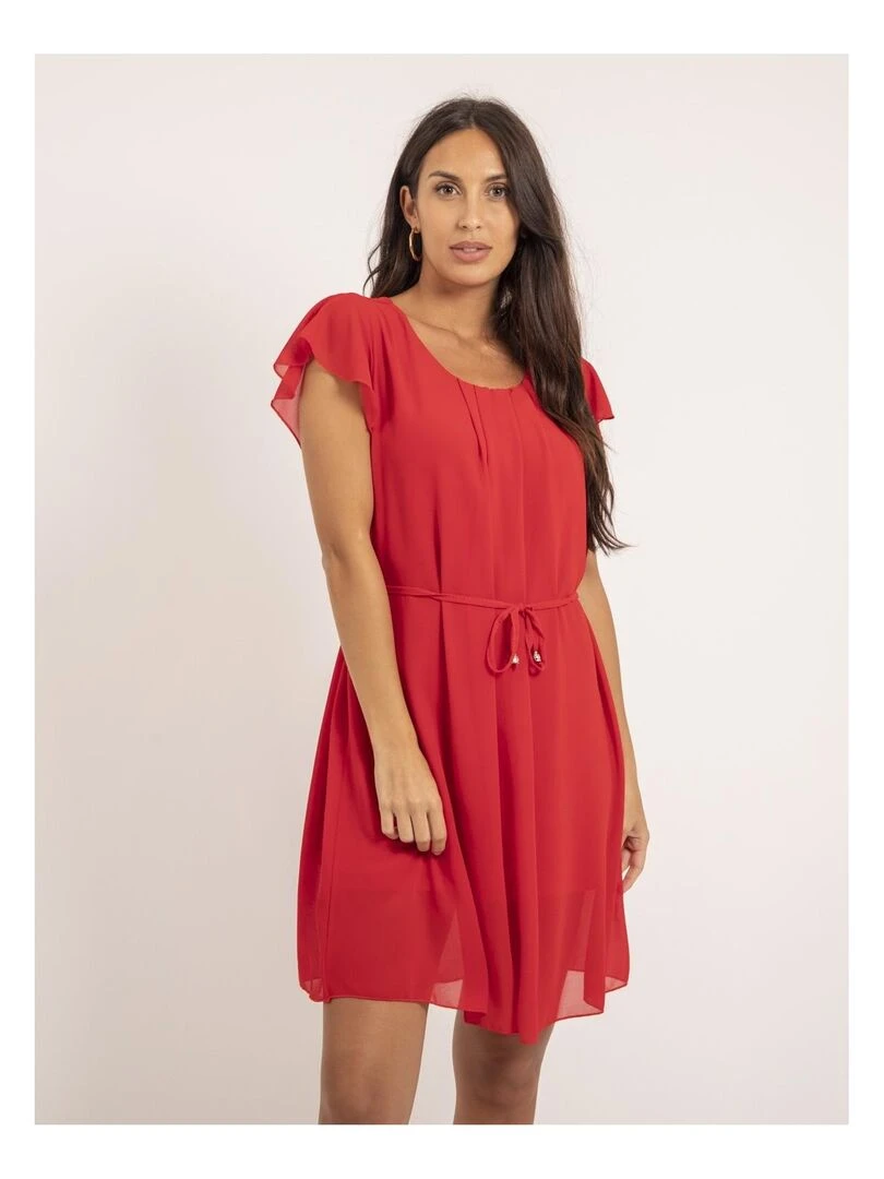 Robe courte IEVE Rouge