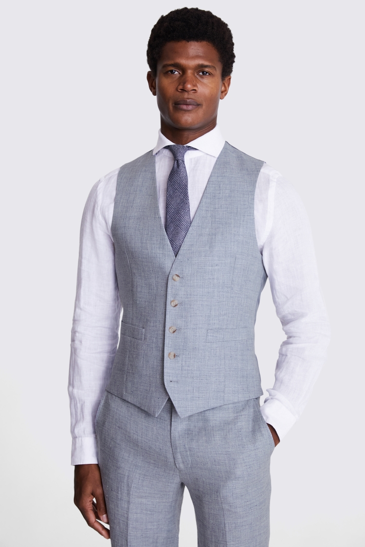 Slim Fit Oatmeal Linen Jacket   Buy Online at Moss