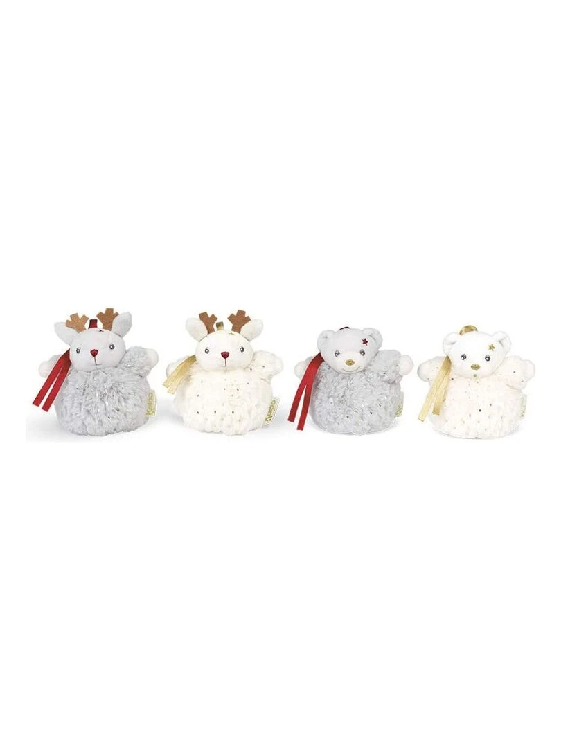 Doudou Kaloo Renne Gris Vendu a l'unité Pantin Noel Gris