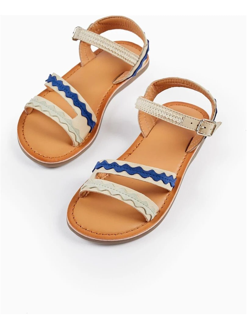 Sandales à lanières pour fille PICASSO Blanc