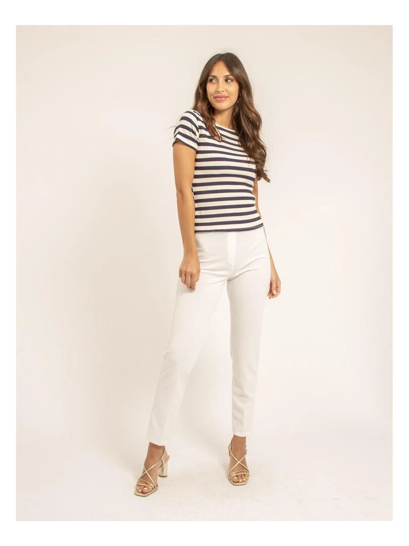 Pantalon ELIANE   Blanc