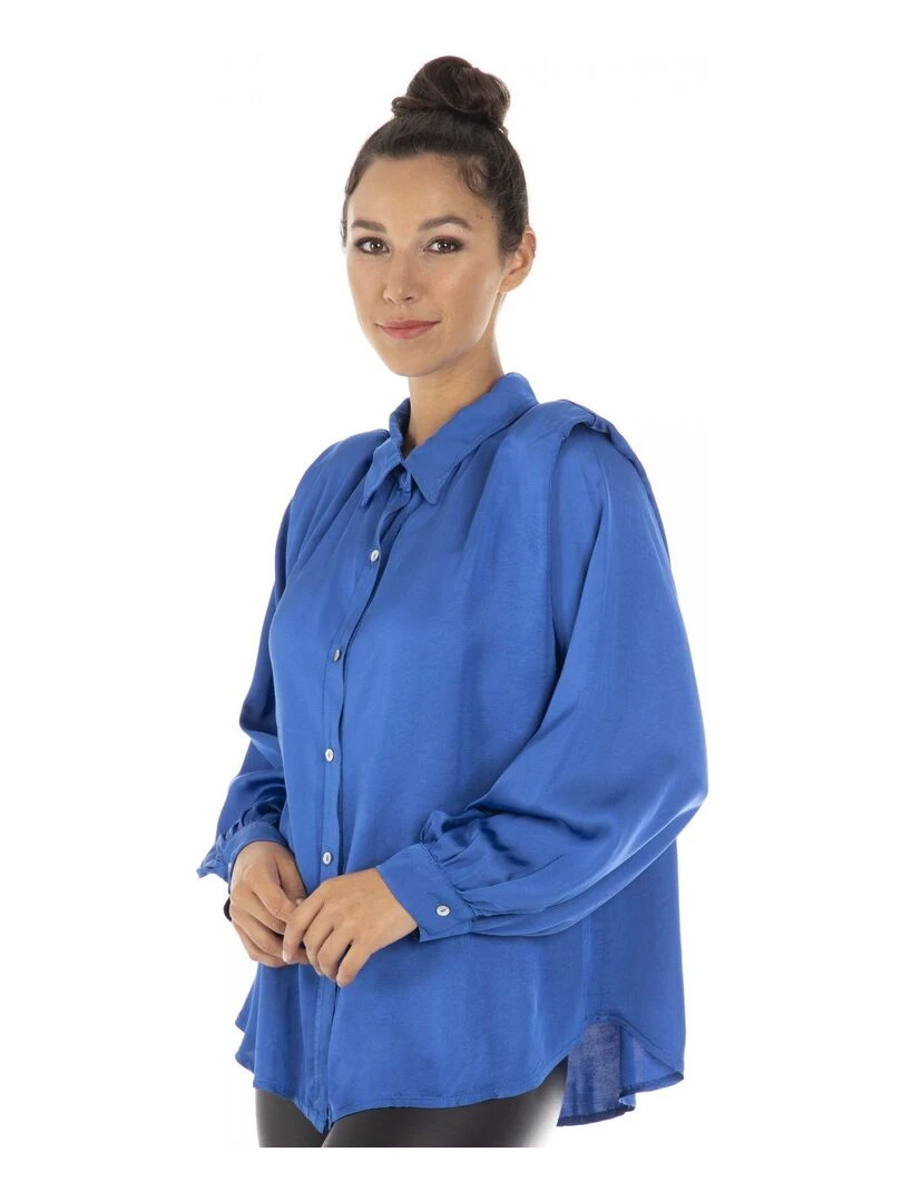 Chemisier chemise CHARLOTTE Gérard Pasquier Bleu