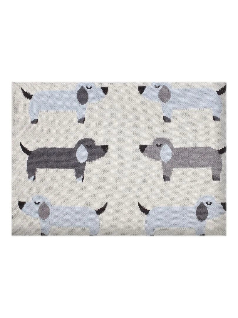 Couverture pour bébé Teckel Bleu