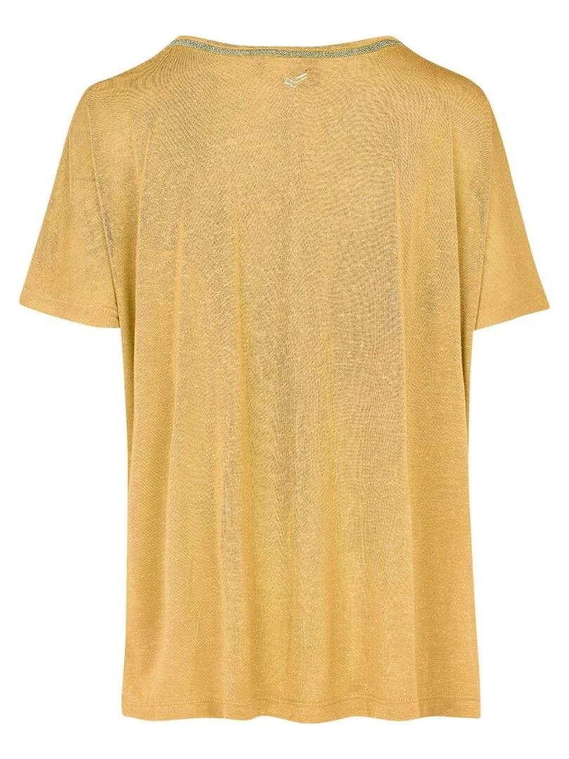 KAPORAL   T shirt col v   Jaune