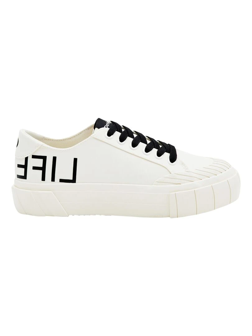 Basket à Lacets Desigual Street Awesome Blanc