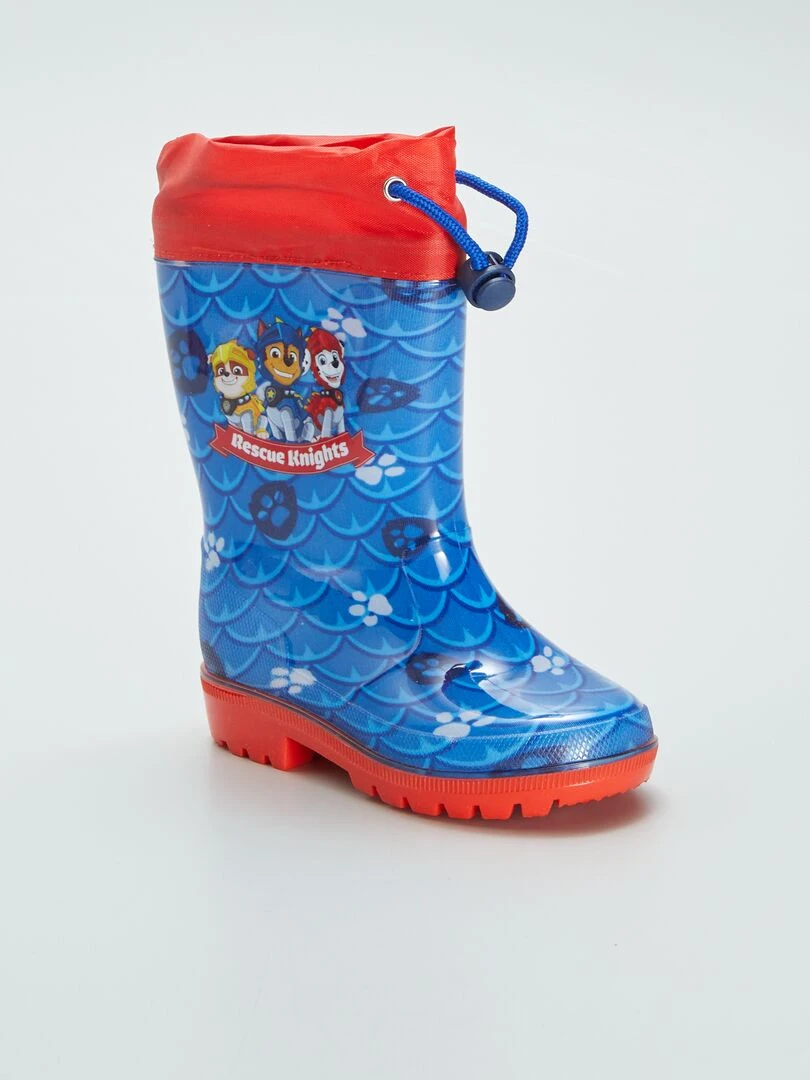 Bottes de pluie 'Pat'Patrouille' bleu
