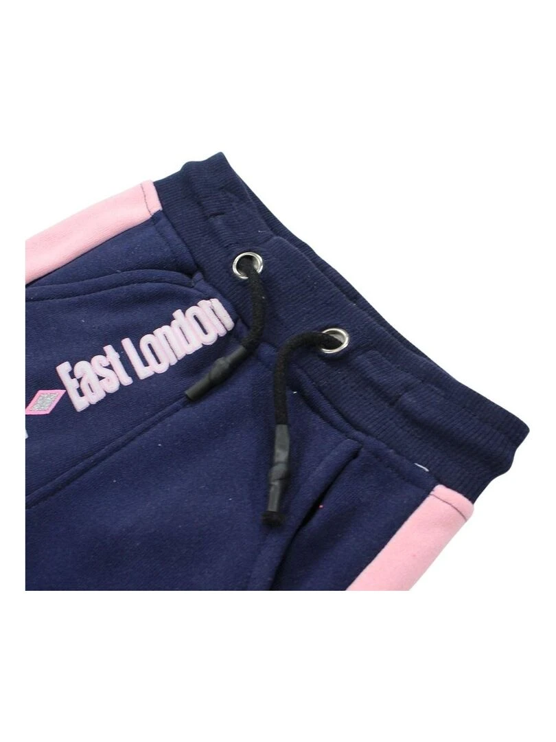 Lee Cooper   Ensemble Sweat pantalon bébé fille Imprimé Logo   Bleu marine