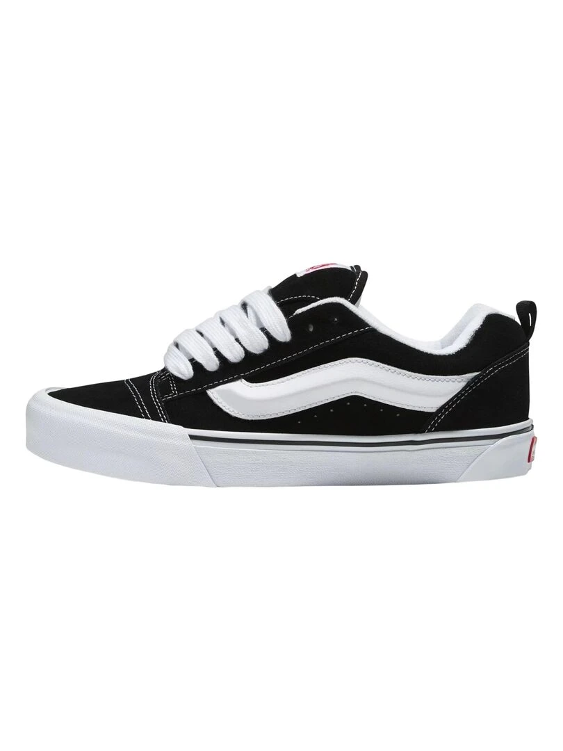 Basket Cuir Vans Knu Skool Noir Blanc