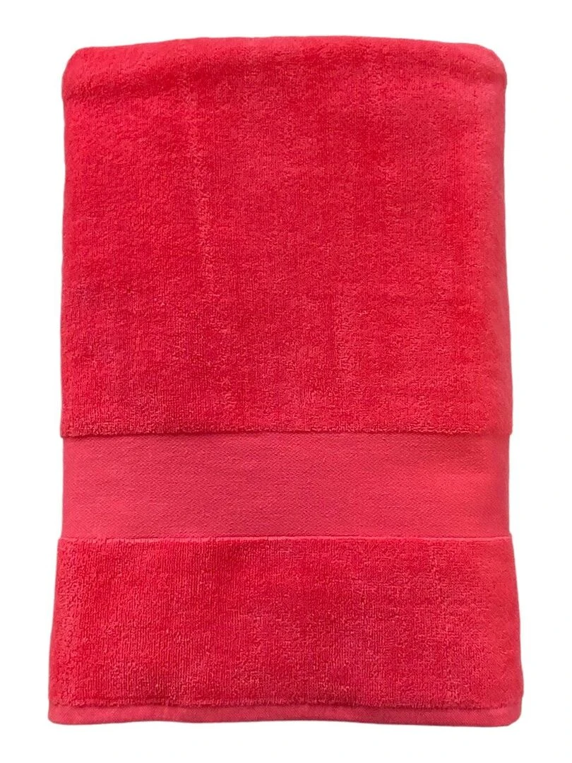 Serviette de bain éponge velours Classy Paradise 90x180 500g/m² Rouge clair