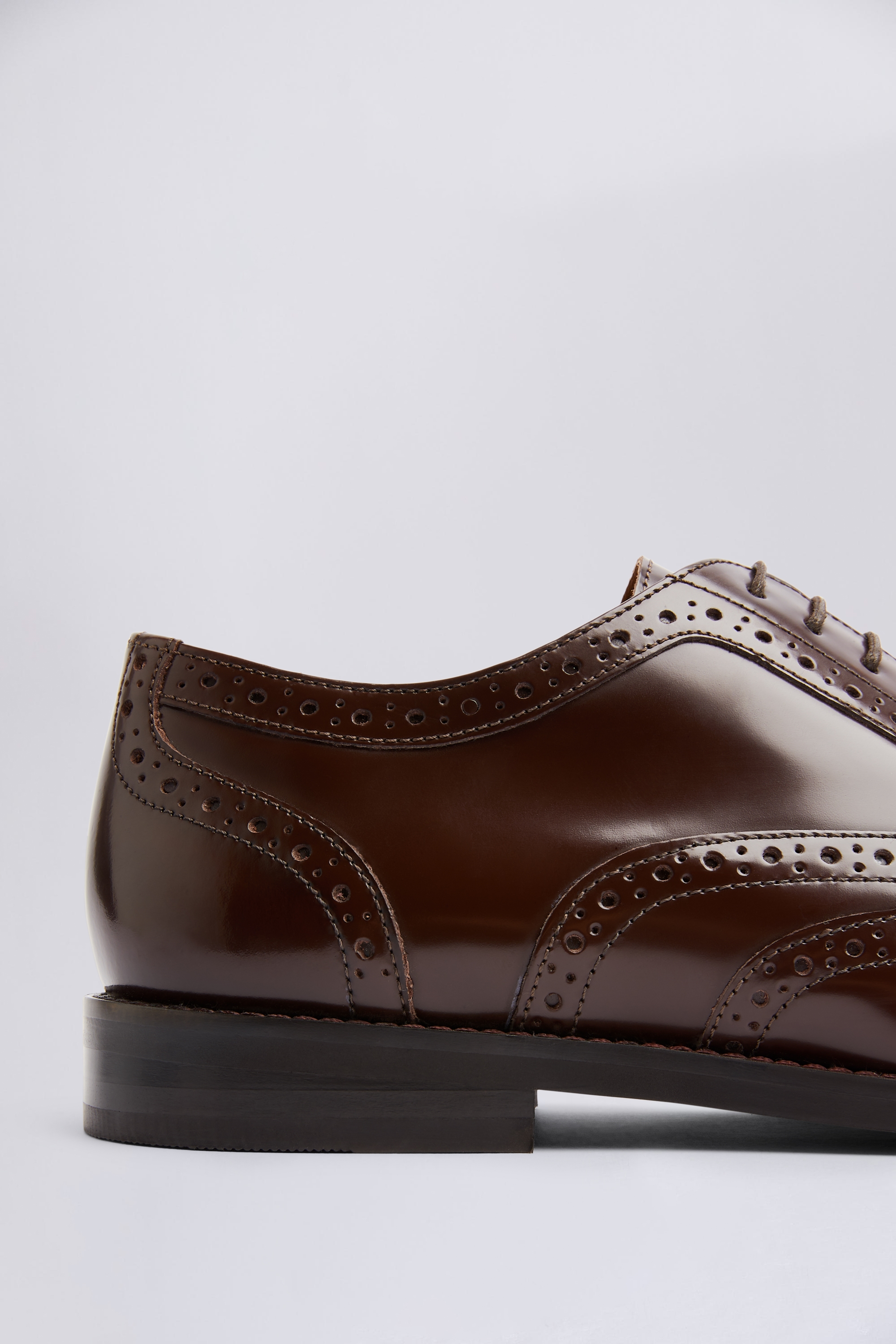 Oxford Brown Brogue Shoes   Buy Online at Moss