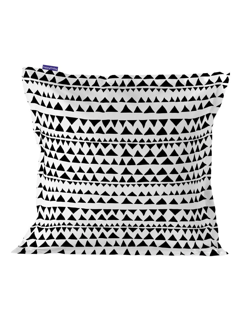 Housse de coussin Team "Happyfriday" Blanc