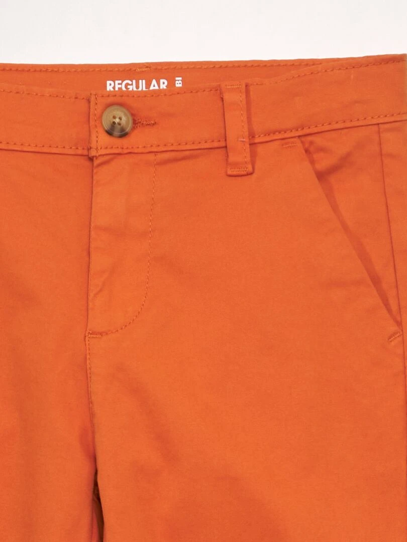 Pantalon chino Orange