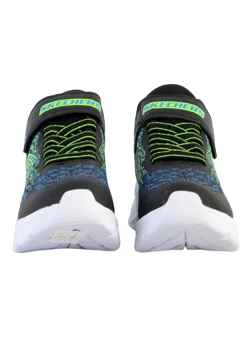 Basket à Scratch Enfant Skechers Microspic   Noir