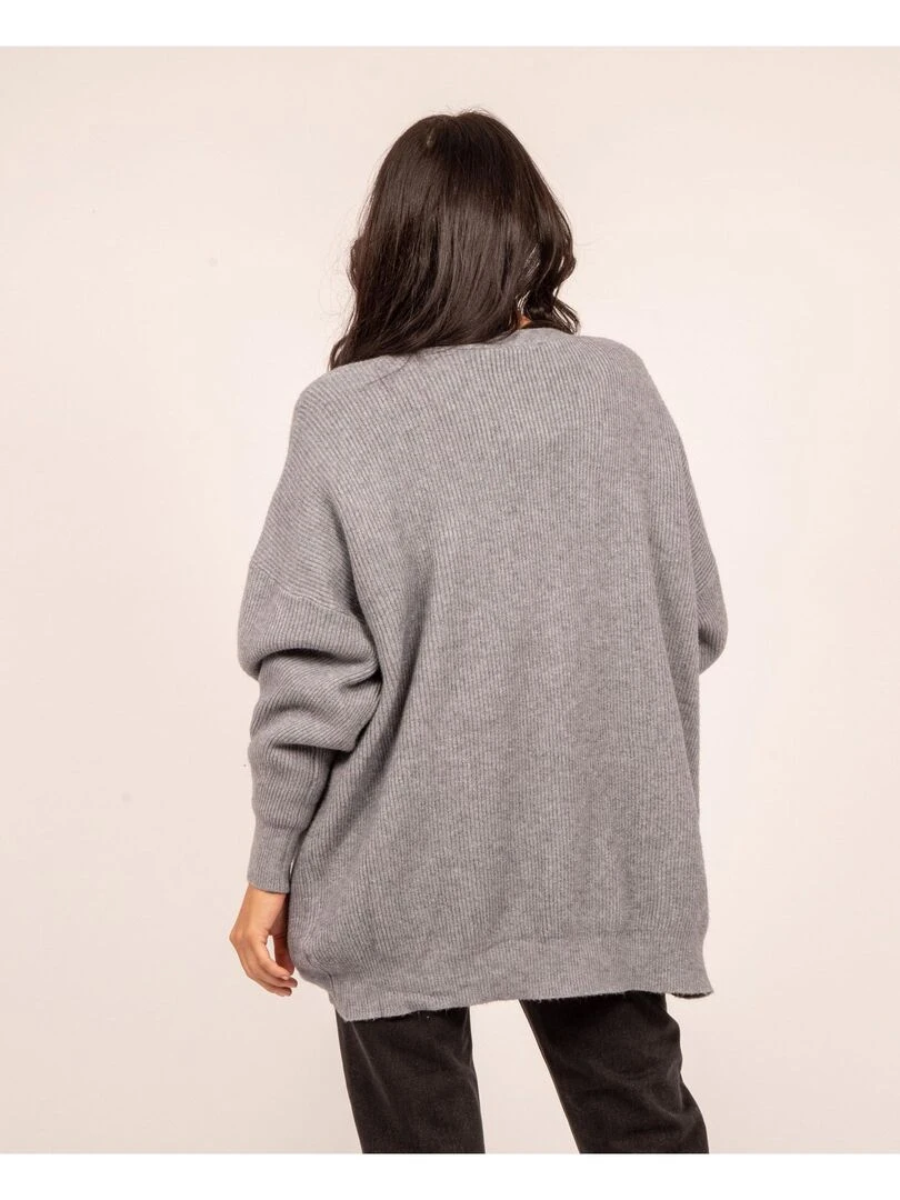 Gilet long KANEA Gris