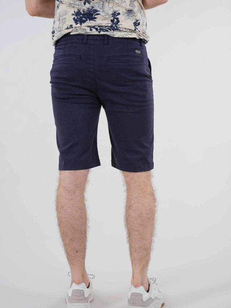 Bermuda pour homme avec poche à l'italienne 'Deeluxe'   Bleu marine