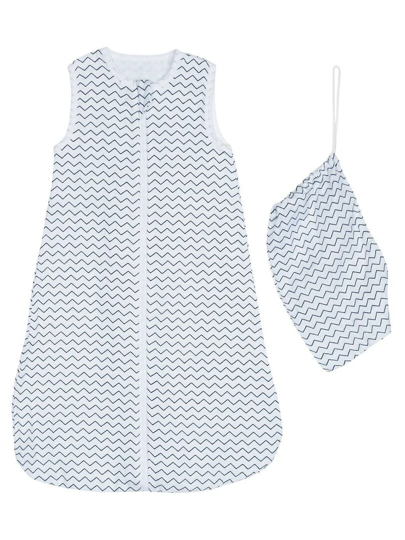 Gigoteuse lange en coton bio blanc SAUTHON Blanc