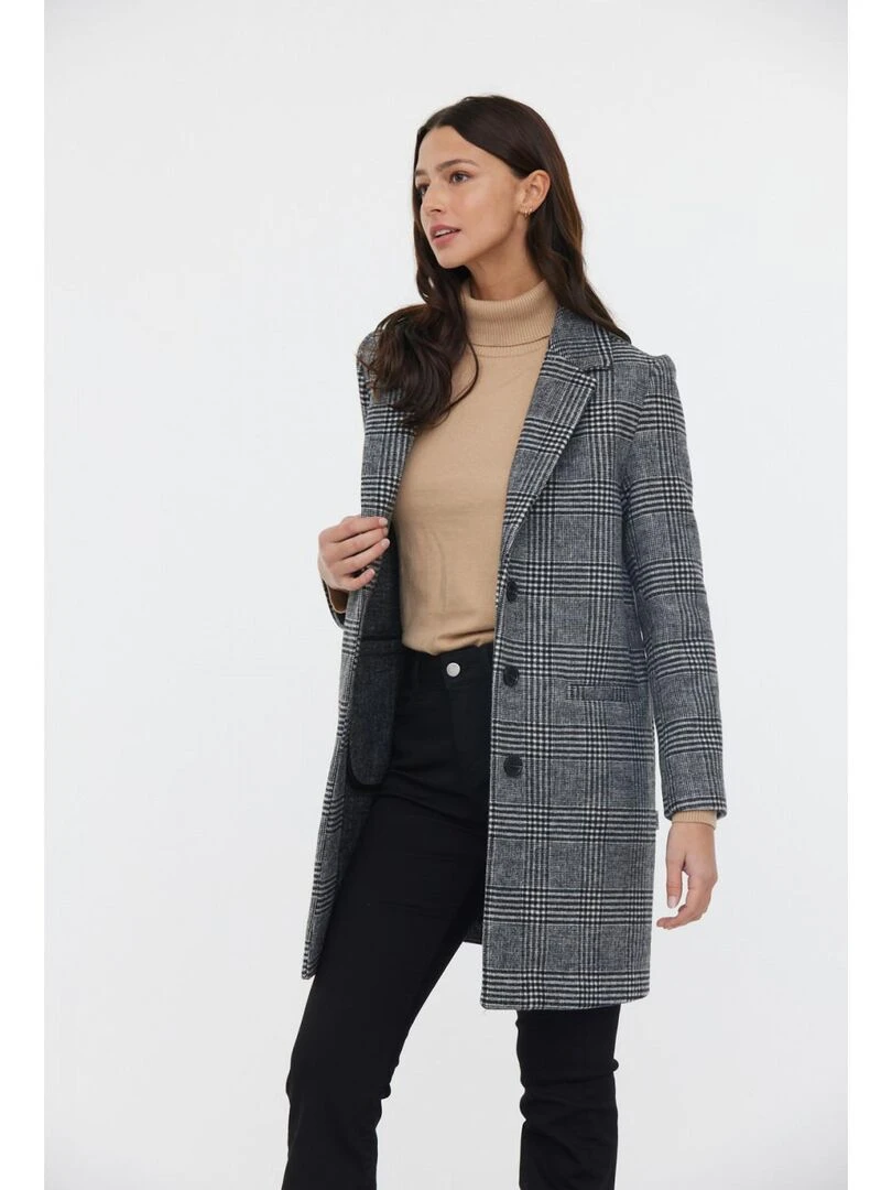 Lee Cooper   Manteau manches longues polyester regular FIDA   Blanc Noir