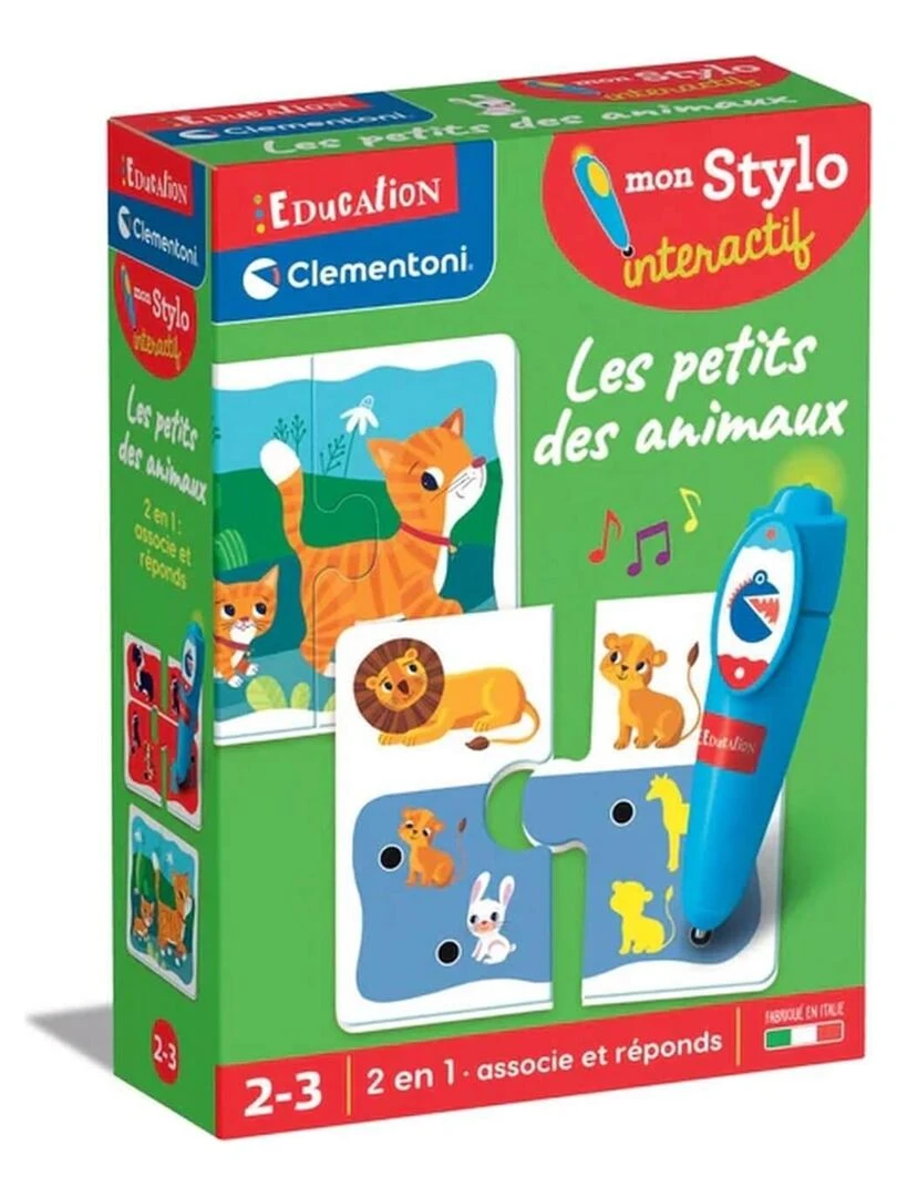 Mon stylo interactif Les petits des animaux N/A