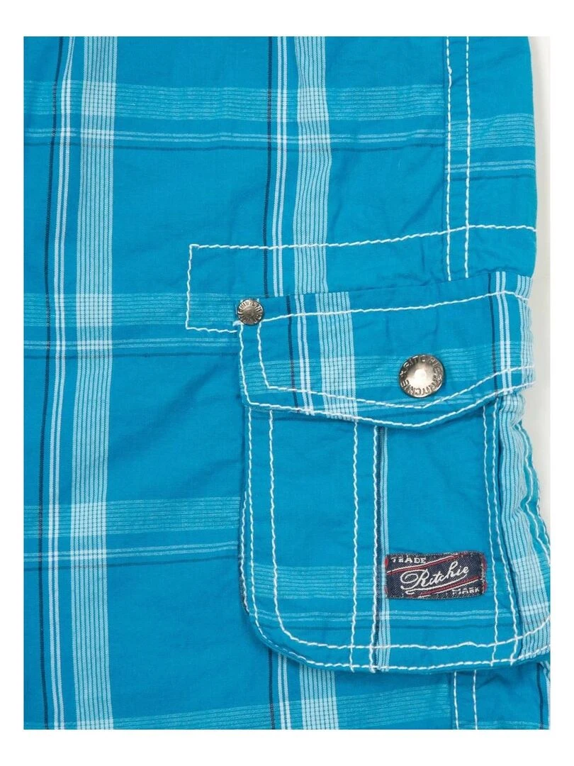 BERMUDA BRICE BOY   Bleu