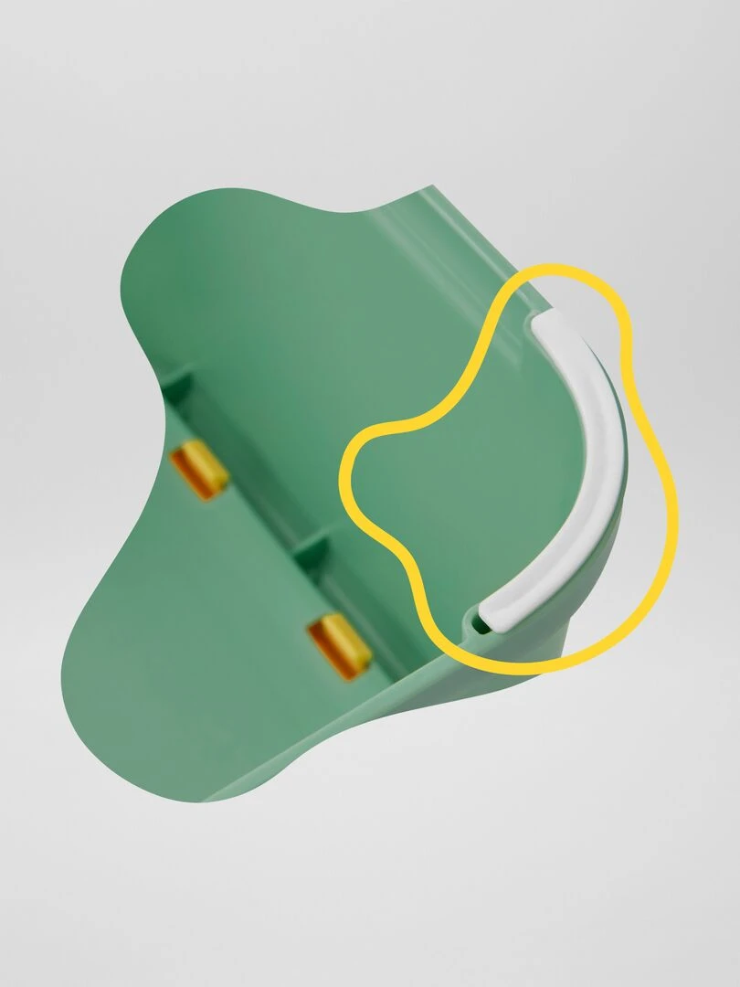 Marche pieds 'Badabulle'   vert/blanc