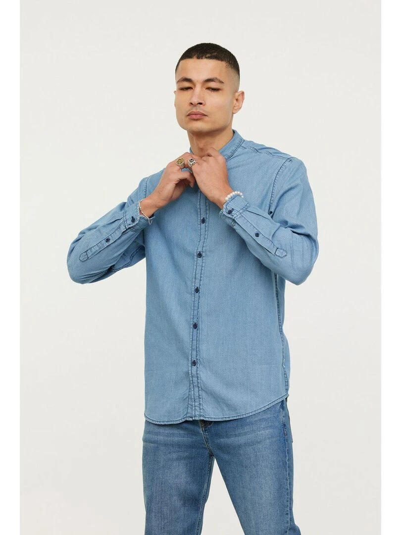 Lee Cooper   Chemise coton  DAKER   Bleu